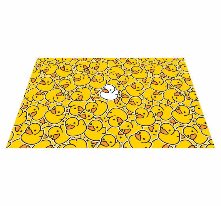 Children placemats duckling pattern design - TenStickers