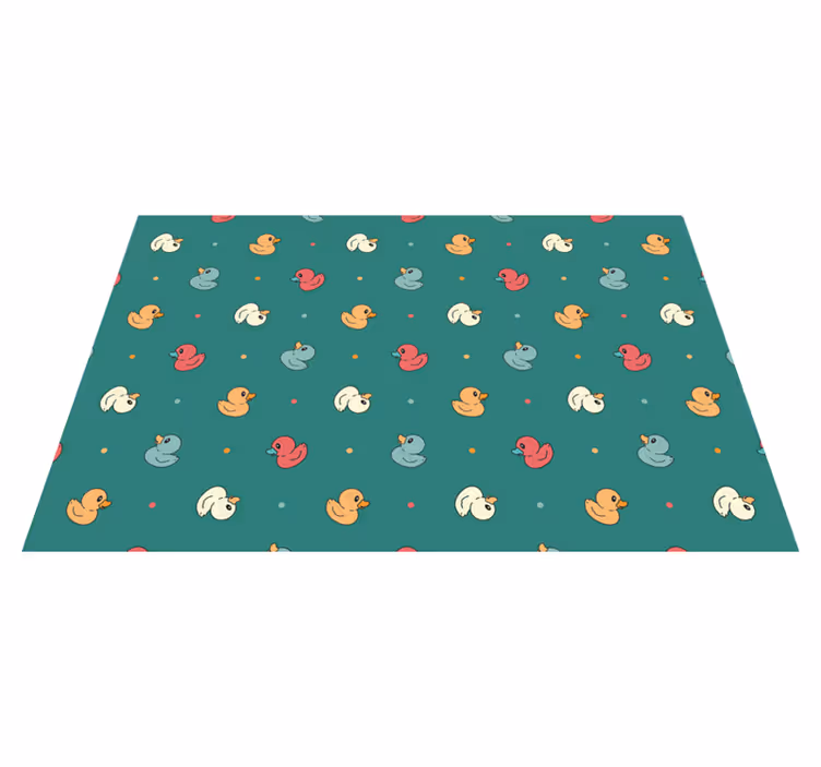Children placemats colorful duck design - TenStickers