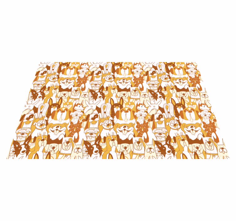 Children placemats playful animal design - TenStickers
