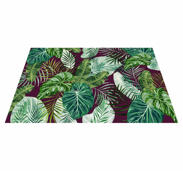 Exotic flowers original placemats - TenStickers