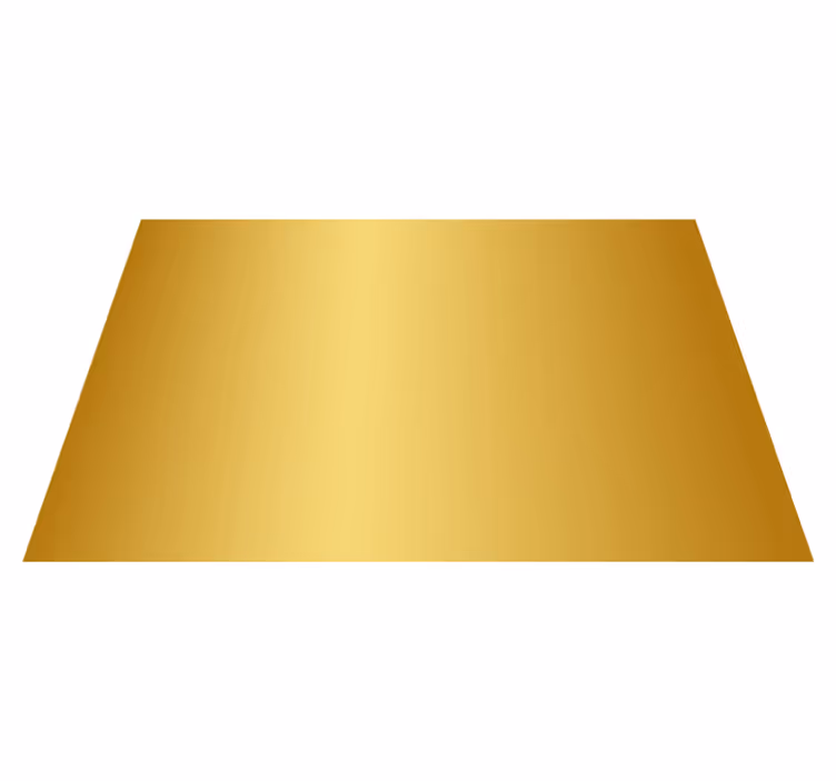 Modern placemats in golden gradient finish - TenStickers