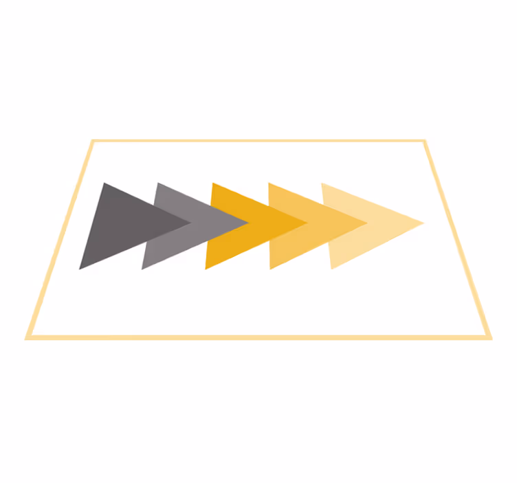 Original placemats arrow pattern placemats - TenStickers