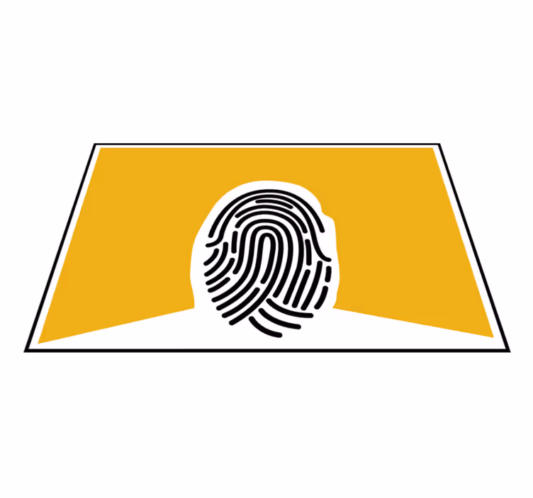 Original placemats with artistic fingerprint design - TenStickers