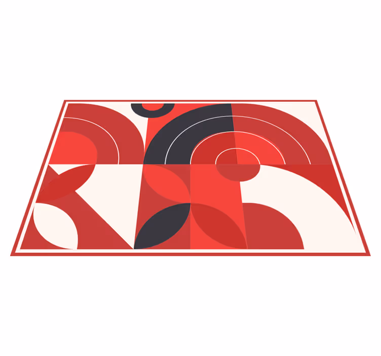 Modern placemats in vibrant geometric shapes - TenStickers