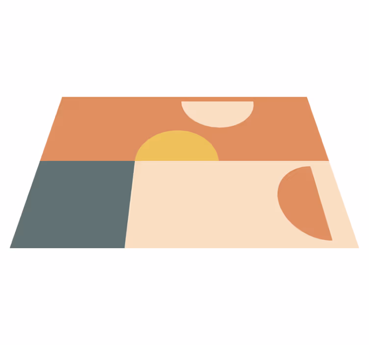 Modern placemats in vibrant geometric patterns - TenStickers