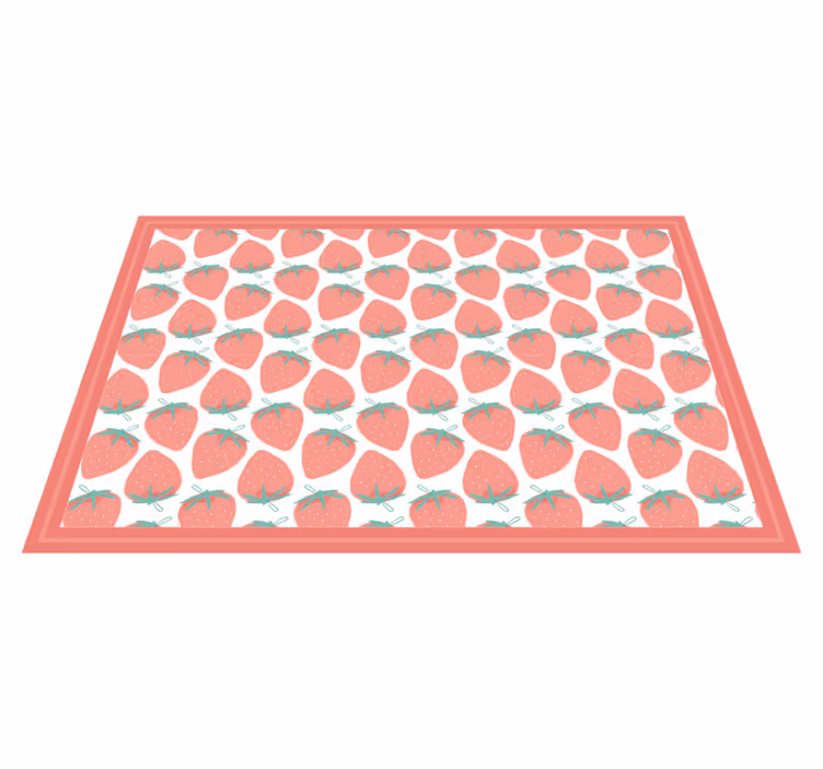 Original placemats strawberry design - TenStickers