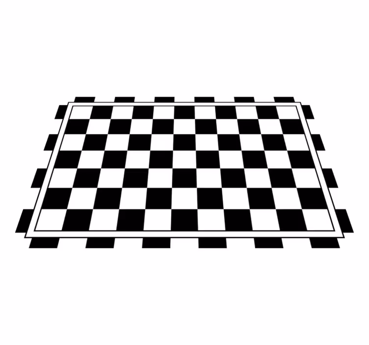 Modern placemats with checkered pattern design - TenStickers