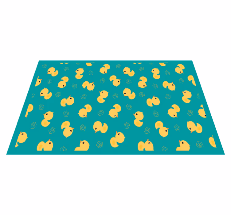 Children placemats cute duckling design - TenStickers