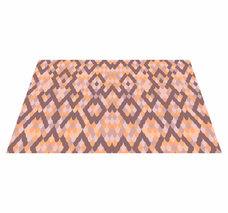 Textured placemats with geometric diamond designs - TenStickers