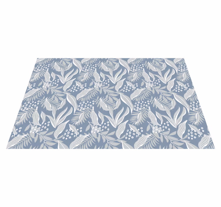 Textured placemats with blossom inspired design - TenStickers