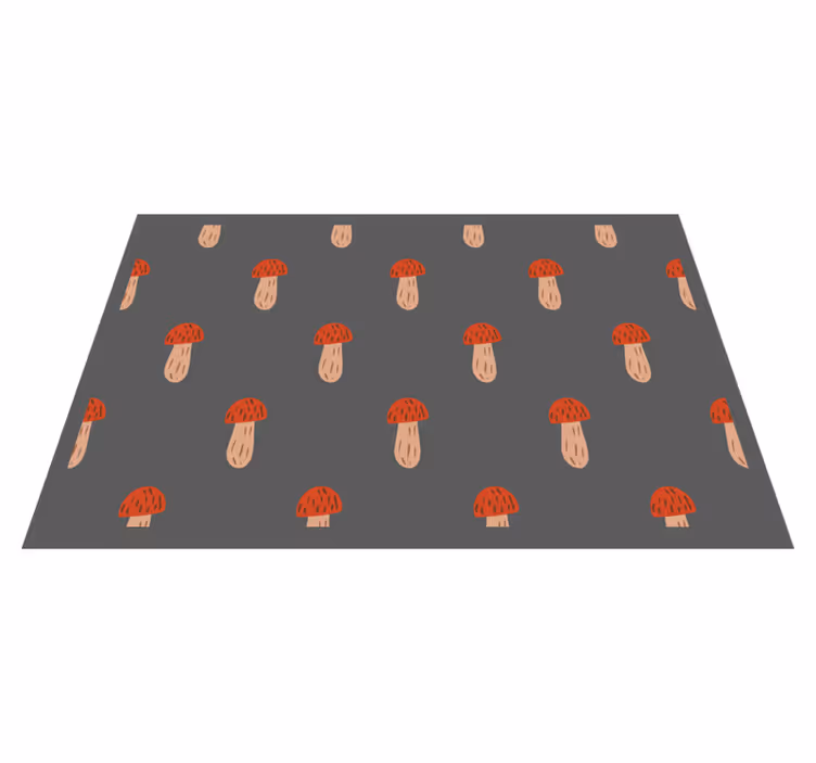 Original placemats mushroom design elements - TenStickers