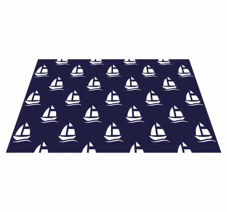 Original placemats sailboat design - TenStickers