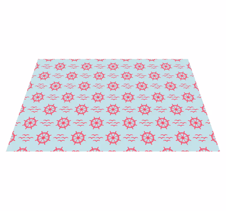 Original placemats nautical steering wheel design - TenStickers
