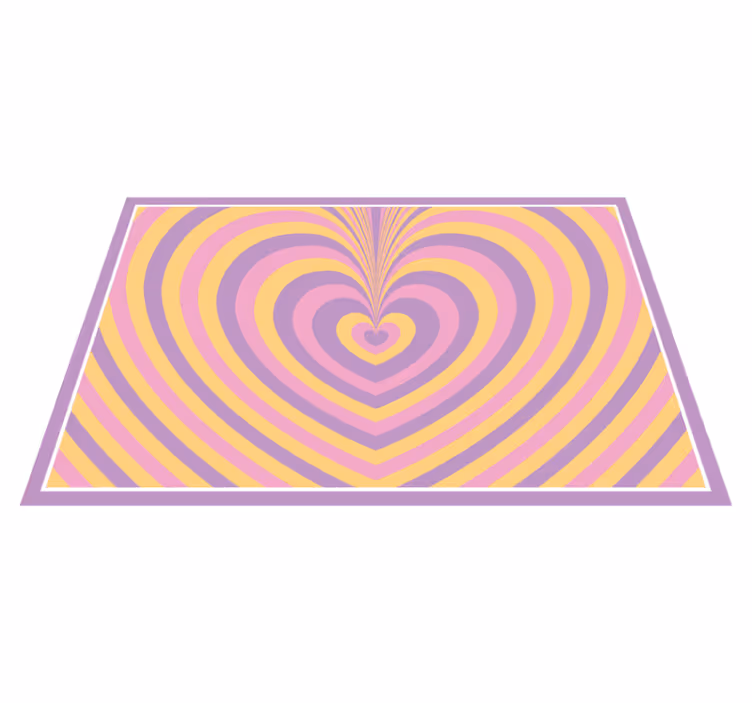 Original placemats heart pattern layers - TenStickers