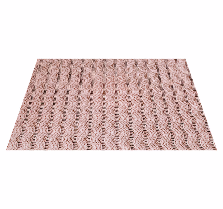 Textured placemats wavy pattern table cover - TenStickers
