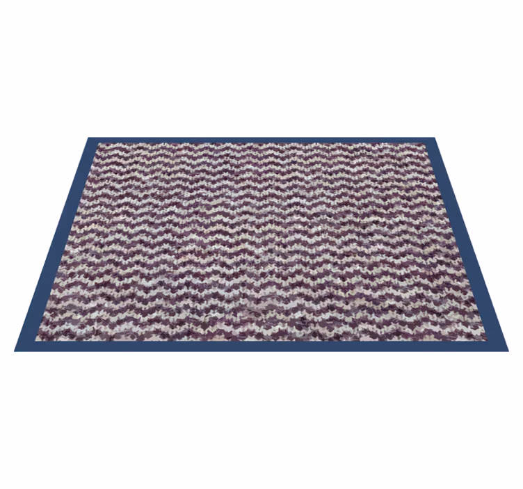 Textured placemats in textured purple surface - TenStickers