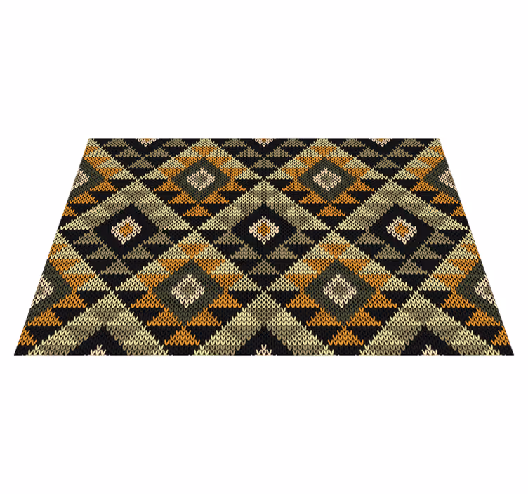 Textured placemats with stylish geometric design - TenStickers