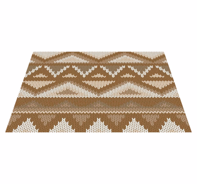 Textured placemats with knitted pattern surface - TenStickers