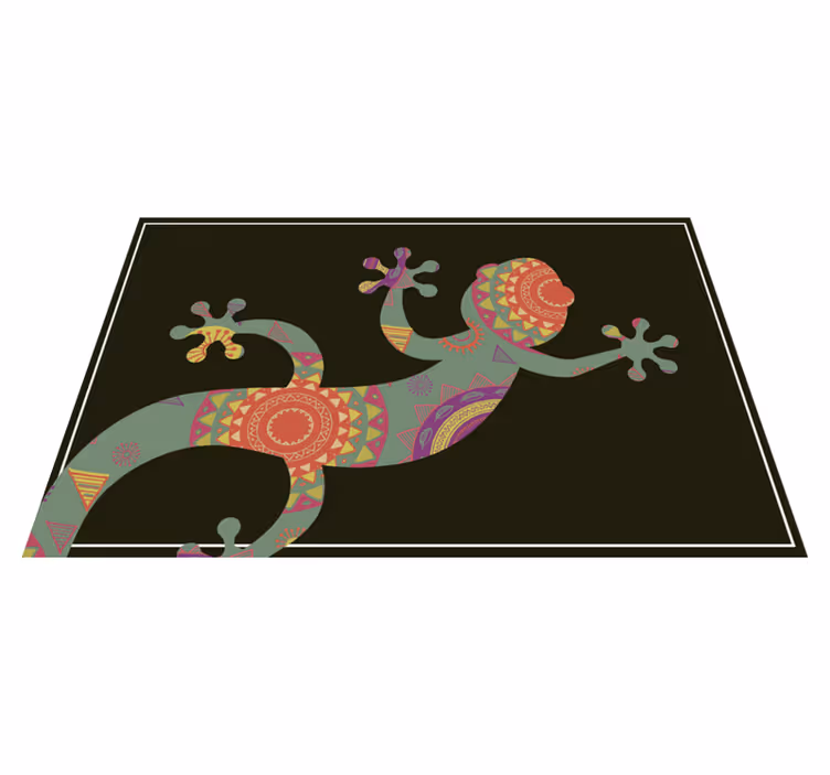 Original placemats with colorful lizard design - TenStickers