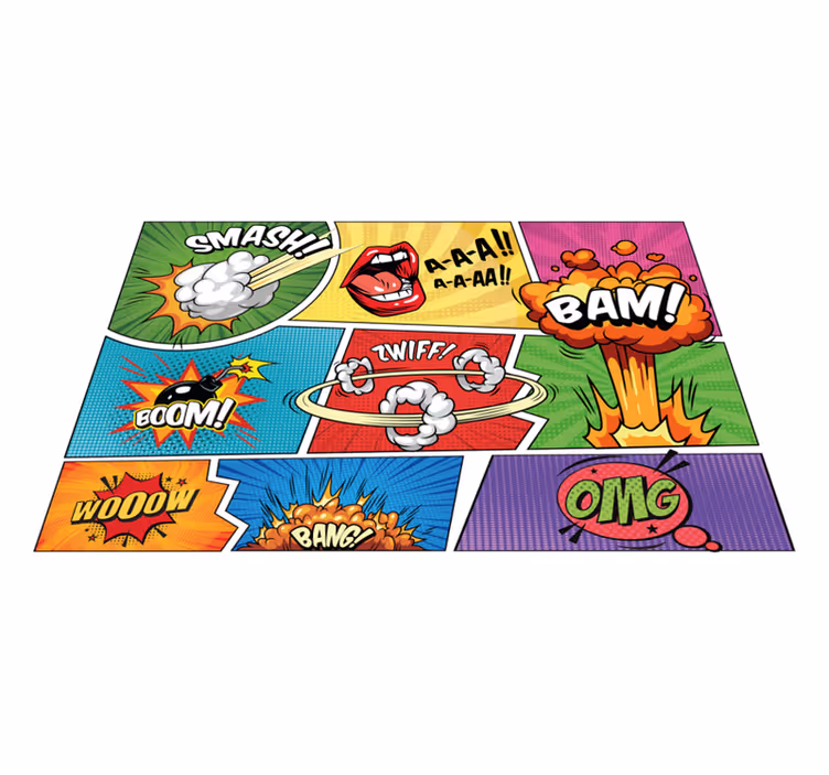 Original placemats comic dialogue bubbles - TenStickers