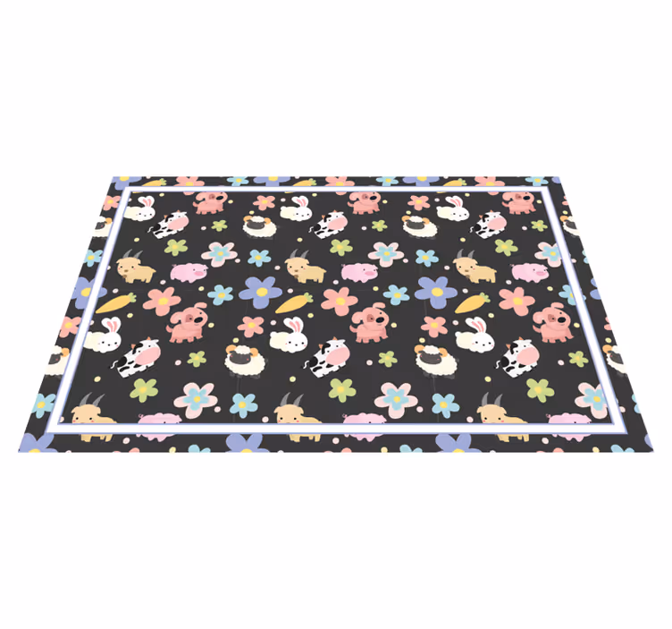 Children placemats with delightful animal designs - TenStickers