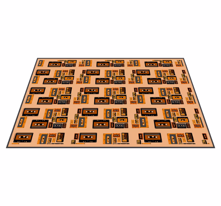 Original placemats retro cassette design - TenStickers