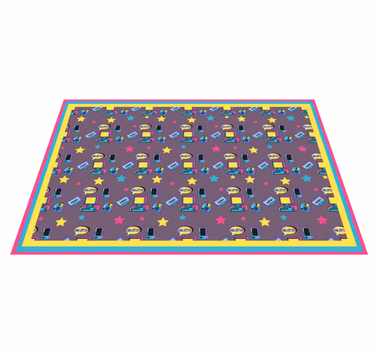 Original placemats colorful starry design - TenStickers