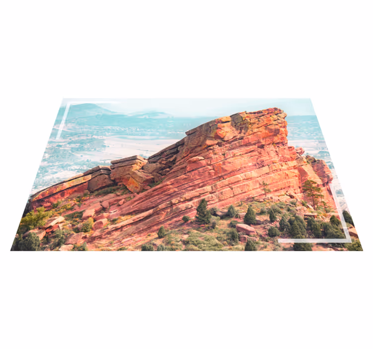 Modern placemats majestic rock formation design - TenStickers