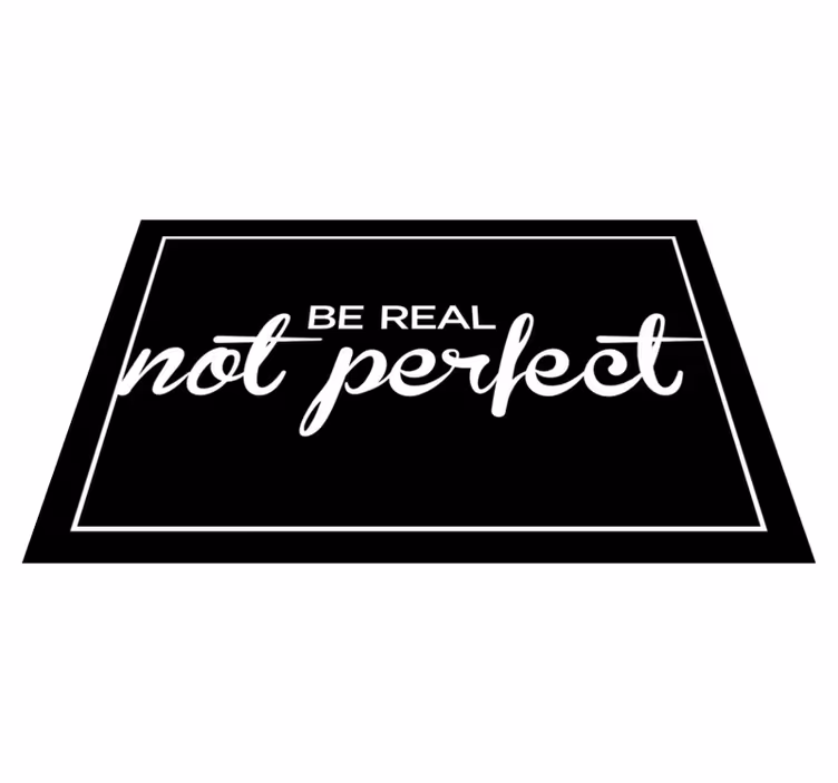 Quote placemats genuine inspiration - TenStickers