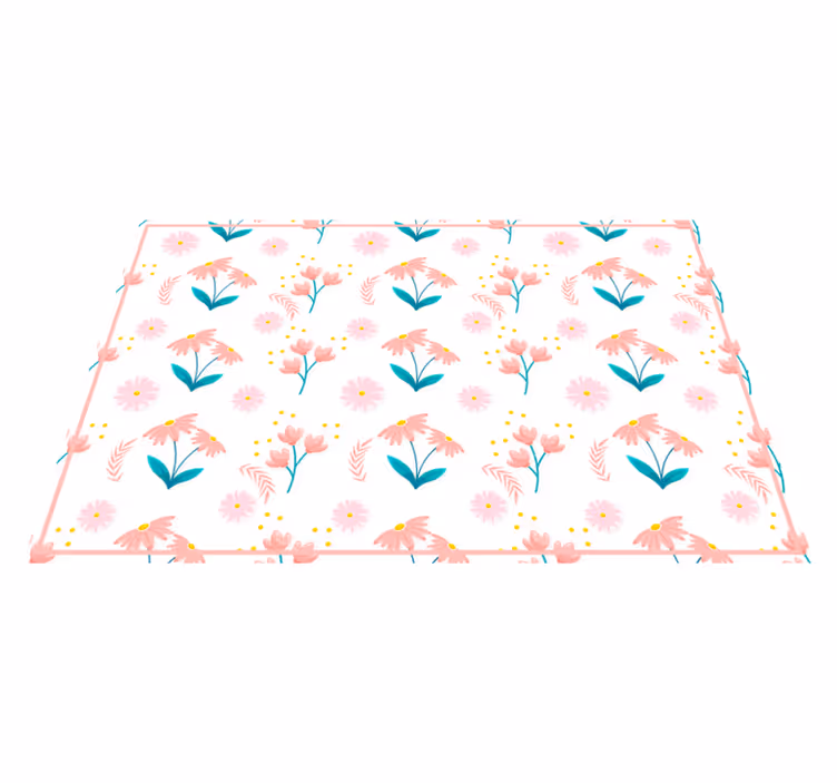 Original placemats floral art design - TenStickers