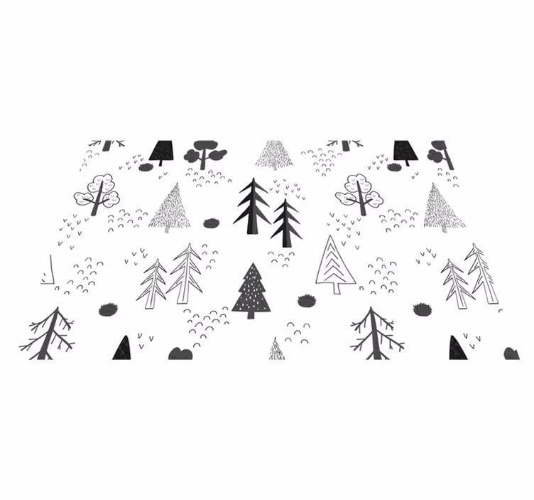 Textured placemats with nature inspired design - TenStickers