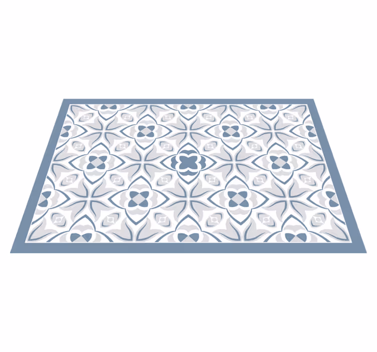 Textured placemats with intricate floral design - TenStickers