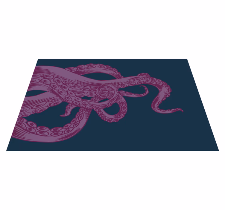Original placemats octopus tentacle design - TenStickers