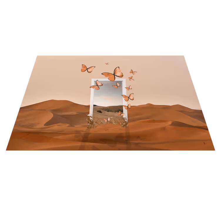 Original placemats butterflies emerging design - TenStickers