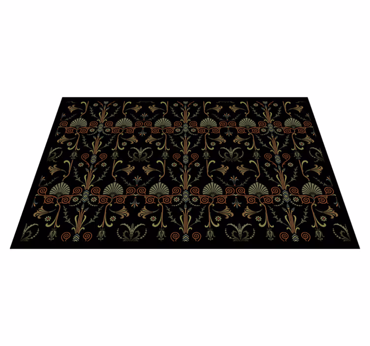 Textured placemats with floral design finish - TenStickers