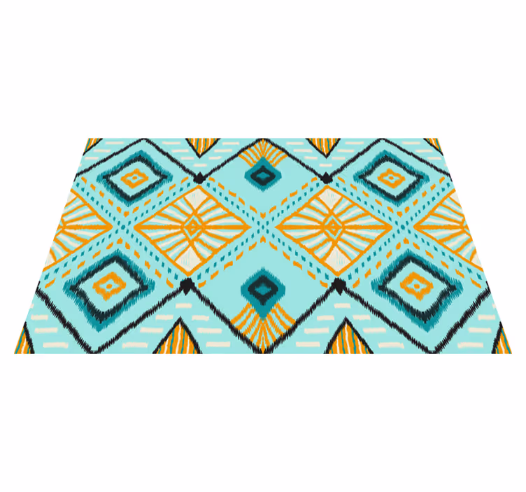 Textured placemats with abstract geometric design - TenStickers