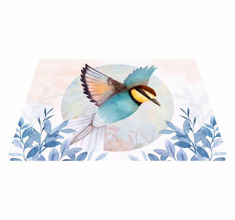 Original placemats with lively bird artwork - TenStickers
