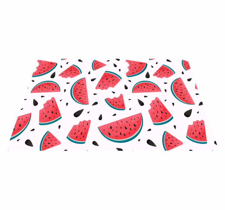 Children placemats watermelon slice design - TenStickers