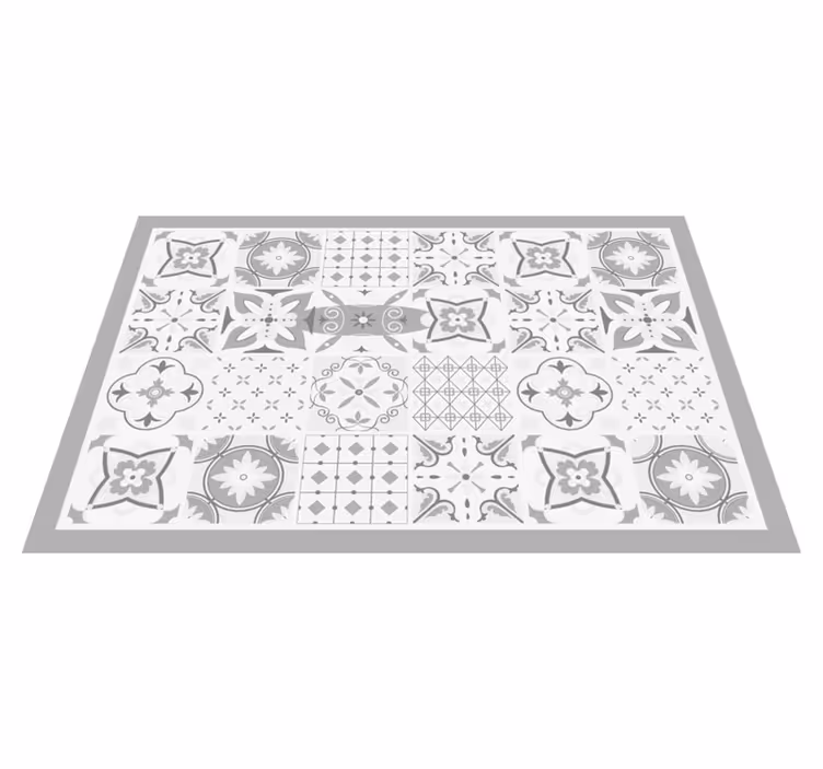 Textured placemats in elegant monochrome designs - TenStickers