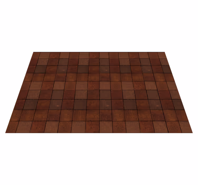Textured placemats square brown pattern - TenStickers