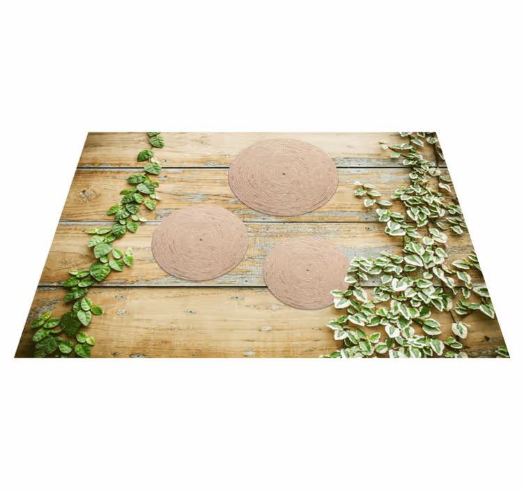 Natural "Boho" decoration textured placemats - TenStickers
