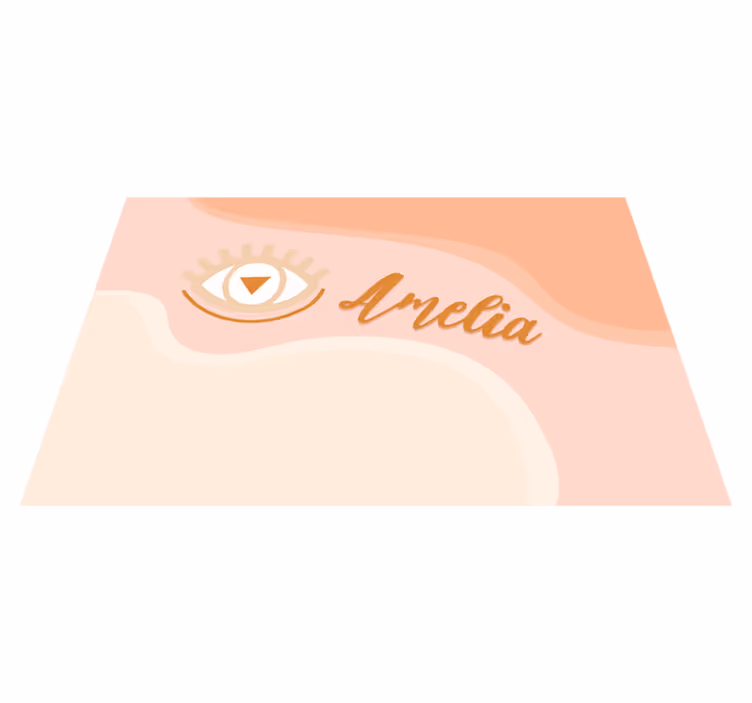 Personalised placemats with eye motif design - TenStickers
