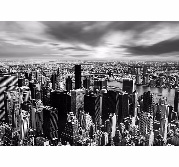 Vintage New York City Wall Mural - TenStickers