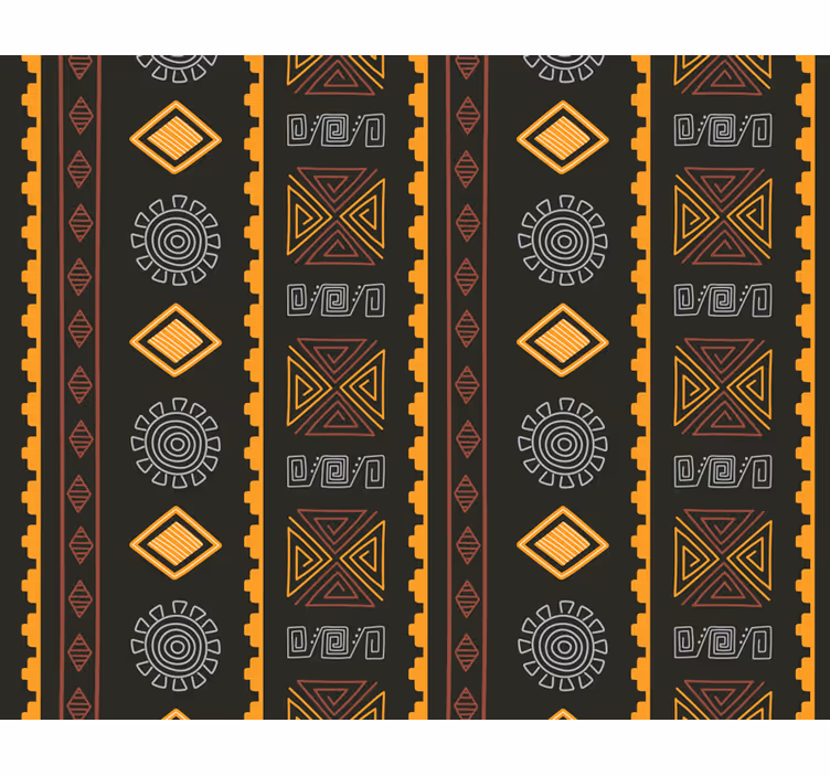 African wall mural south african tribal art - TenStickers