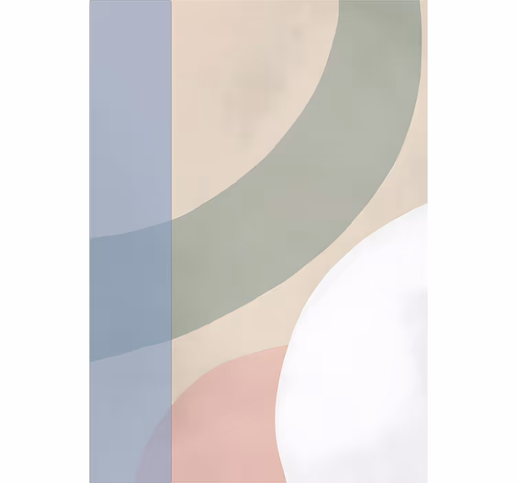 Beige wall mural in earthy tones - TenStickers