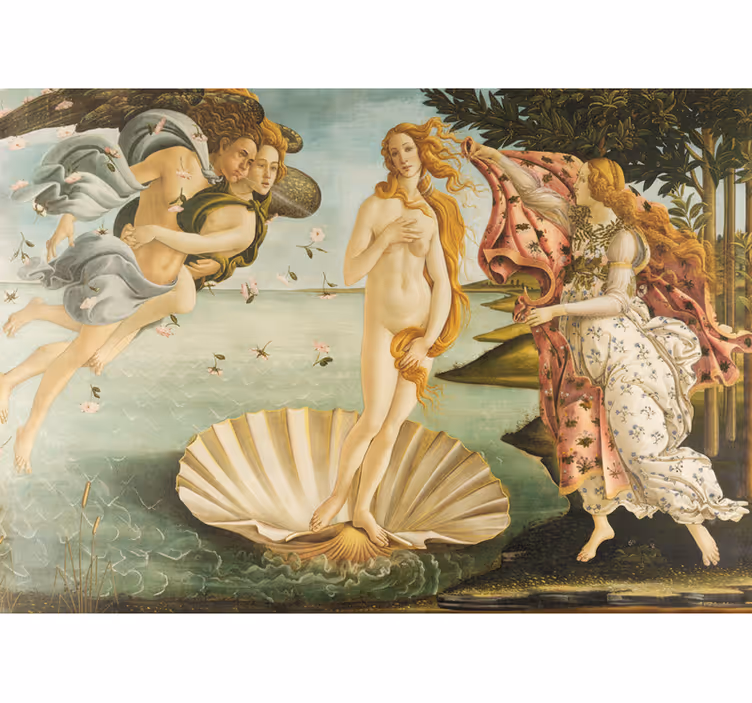 Wall mural entrance the birth of venus - TenStickers