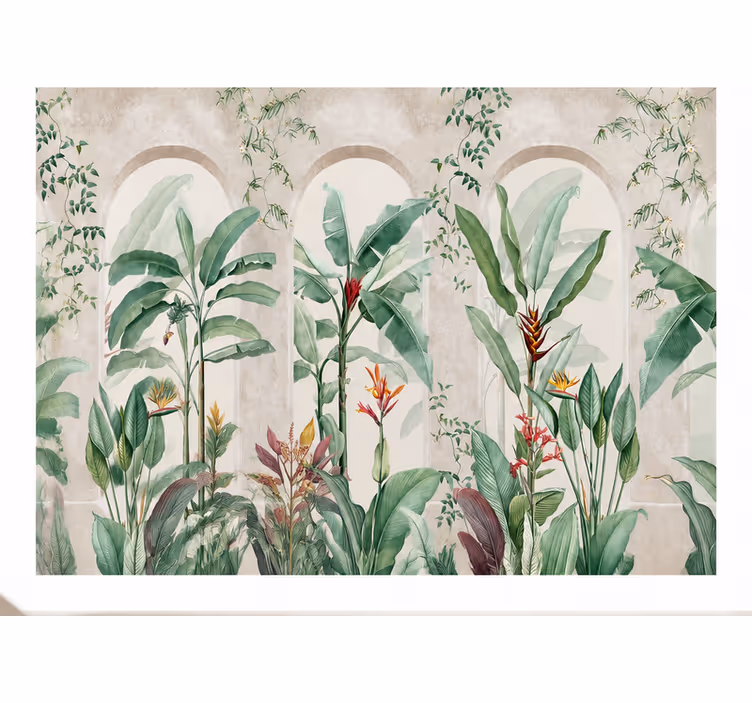 Wall mural nature big tropical arches - TenStickers