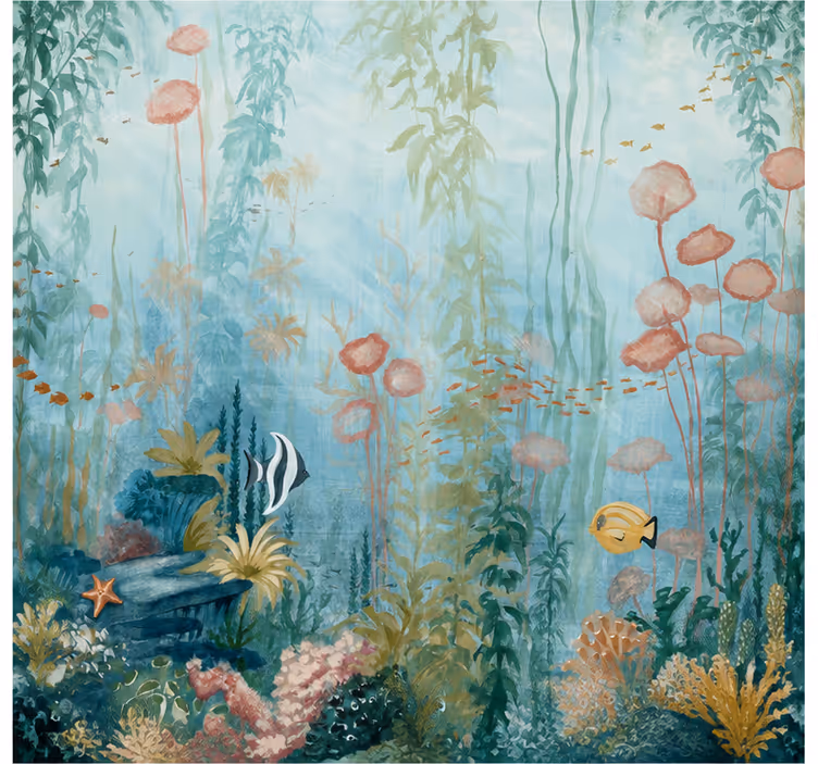 Under the sea wall mural oceanic realm - TenStickers