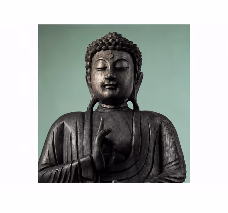 Wall mural buddha sculpture - TenStickers