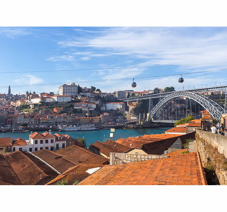Porto Panorama wall mural - TenStickers